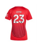 Manchester United Luke Shaw #23 Hjemmedrakt Dame 2024-25 Korte ermer